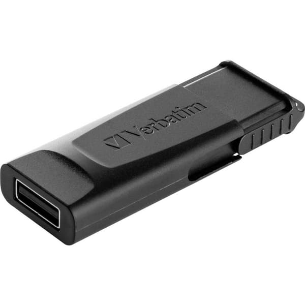 Verbatim Slider USB-minne 64 GB Svart 98698 USB 2.0