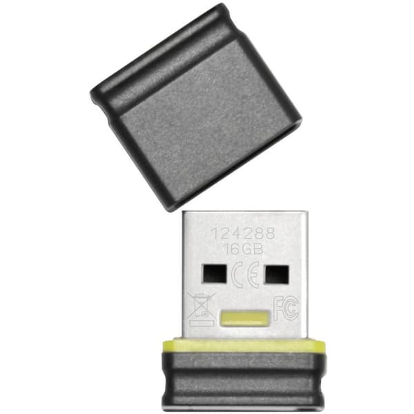 Platinum Mini USB-minne 16 GB Svart, Blå 177536 USB 2.0 Svart