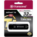 Miniatyrbild 3 av 3: Transcend JetFlash™ 750K USB-minne 32 GB Svart TS32GJF750K USB 3.2 Gen 1