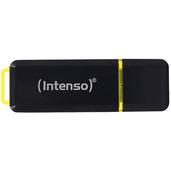 Intenso High Speed Line USB-minne 64 GB Svart, Gul 3537490 USB 3.2 Gen 2