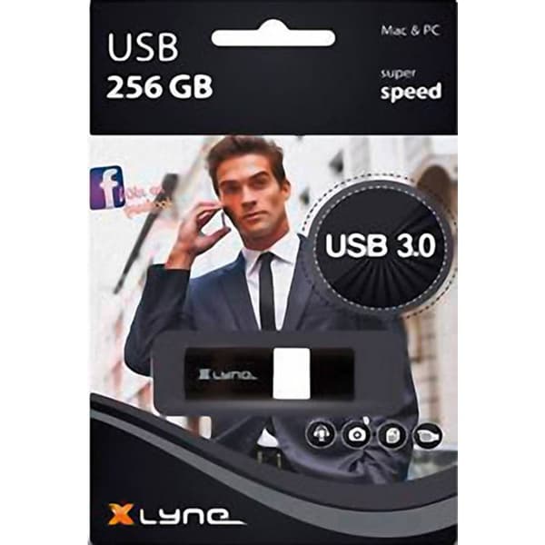 Xlyne Wave 3.0 USB-minne 512 GB Svart, Vit 7951200 USB 3.2 Gen 1