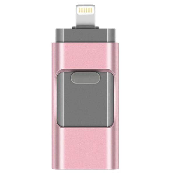 32Gb Lightning/Micro-USB-Minne - (Spara ner från din telefon) Roséguld