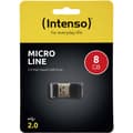 Miniatyrbild 3 av 4: Intenso Micro Line USB-minne 8 GB Svart 3500460 USB 2.0