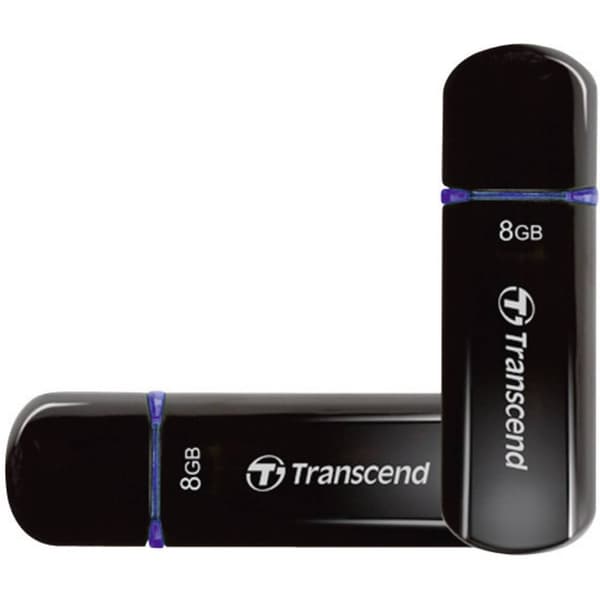 Transcend JetFlash® 600 USB-minne 8 GB Blå TS8GJF600 USB 2.0