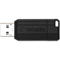 Miniatyrbild 3 av 4: Verbatim Pin Stripe USB-minne 8 GB Svart 49062 USB 2.0
