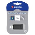 Miniatyrbild 4 av 4: Verbatim Pin Stripe USB-minne 8 GB Svart 49062 USB 2.0