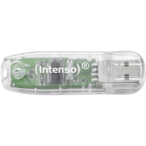 Intenso Rainbow Line USB-minne 32 GB Transparent 3502480 USB 2.0 Transparent