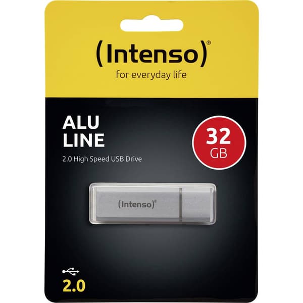 Intenso Alu Line USB-minne 32 GB Silver 3521482 USB 2.0