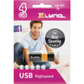 Miniatyrbild 3 av 3: Xlyne Wave USB-minne 4 GB Svart, Orange 7104000 USB 2.0