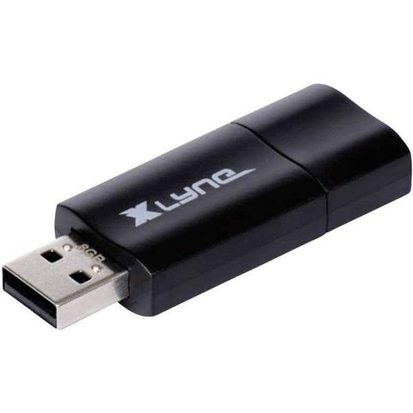 Xlyne Wave USB-minne 16 GB Svart, Orange 7116000 USB 2.0 Svart, Orange
