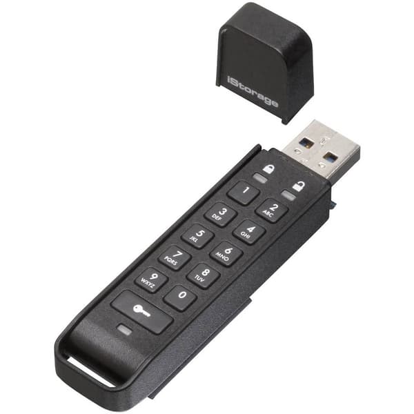 iStorage datAshur® Personal 2 USB-minne 8 GB Svart IS-FL-DAP3-B-8 USB 3.2 Gen 1
