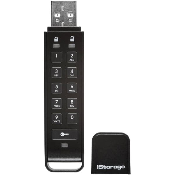 iStorage datAshur® Personal 2 USB-minne 8 GB Svart IS-FL-DAP3-B-8 USB 3.2 Gen 1