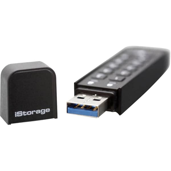 iStorage datAshur® Personal 2 USB-minne 8 GB Svart IS-FL-DAP3-B-8 USB 3.2 Gen 1