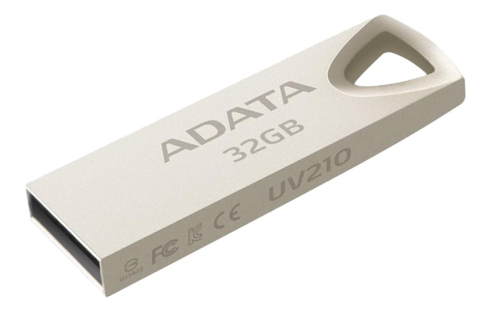 ADATA 32GB UV210 USB 2.0 DashDrive - USB Flash Drives