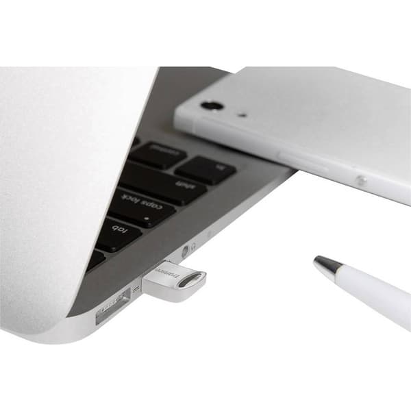 Transcend JetFlash® 710S USB-minne 128 GB Silver TS128GJF710S USB 3.2 Gen 1
