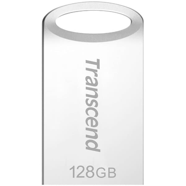 Transcend JetFlash® 710S USB-minne 128 GB Silver TS128GJF710S USB 3.2 Gen 1