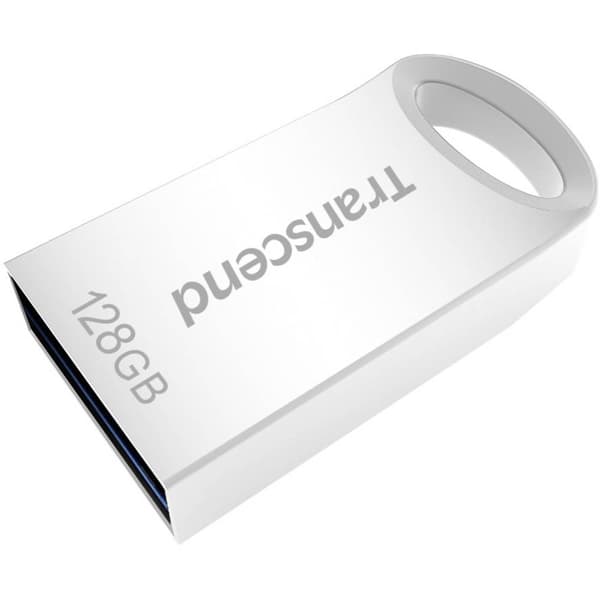 Transcend JetFlash® 710S USB-minne 128 GB Silver TS128GJF710S USB 3.2 Gen 1 Silver