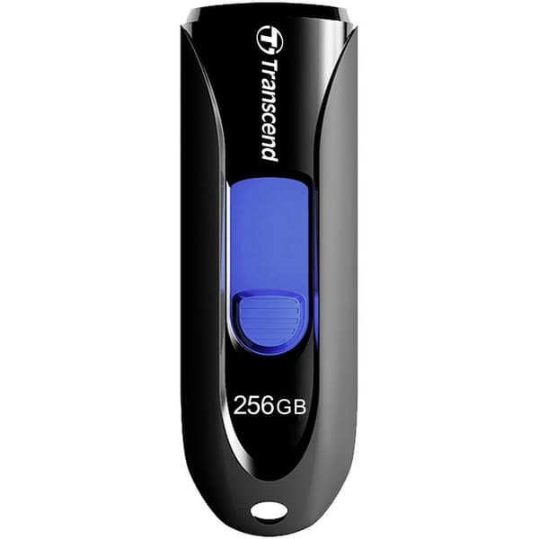 Transcend JetFlash® 790 USB-minne 256 GB Svart, Blå TS256GJF790K USB 3.1