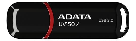 ADATA UV150 USB connector, 128GB, USB 3.0, black