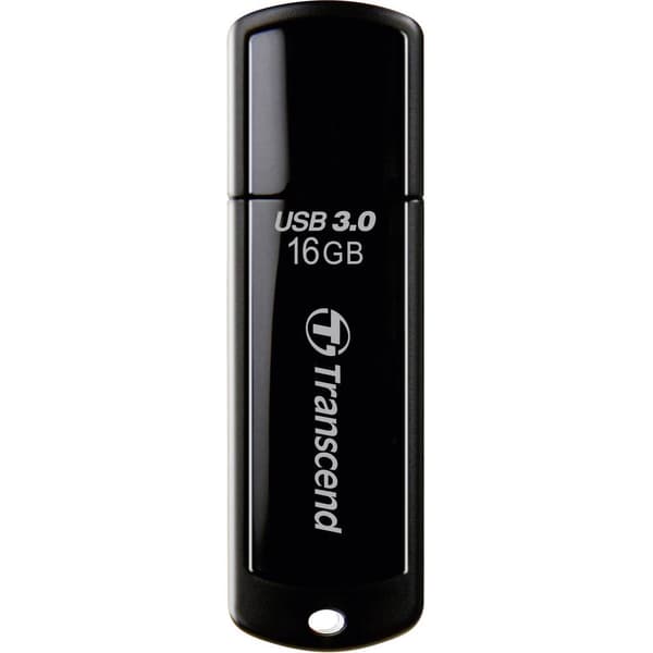 Transcend JetFlash® 700 USB-minne 16 GB Svart TS16GJF700 USB 3.2 Gen 1 Svart