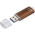 Miniatyrbild 3 av 3: Hama Laeta USB-minne 128 GB Brun 00124005 USB 3.2 Gen 1