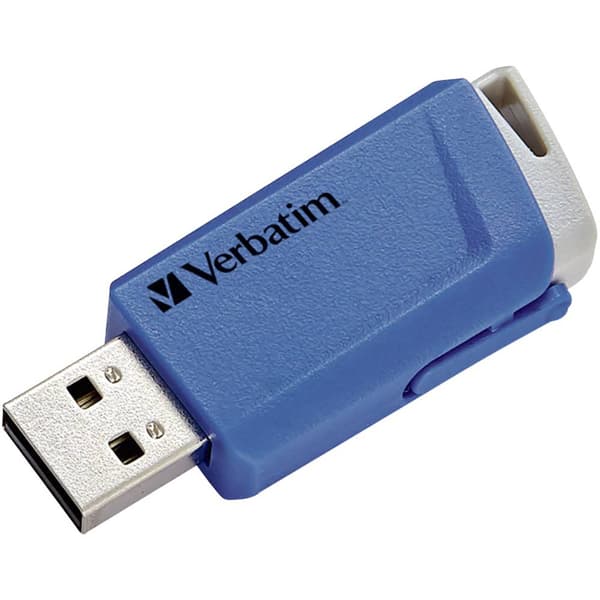 Verbatim V Store N CLICK USB-minne 32 GB Röd, Blå 49308 USB 3.2 Gen 1