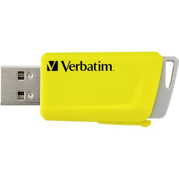 Verbatim V Store N CLICK USB-minne 16 GB Gul, Röd, Blå 49306  USB 3.2 Gen 1