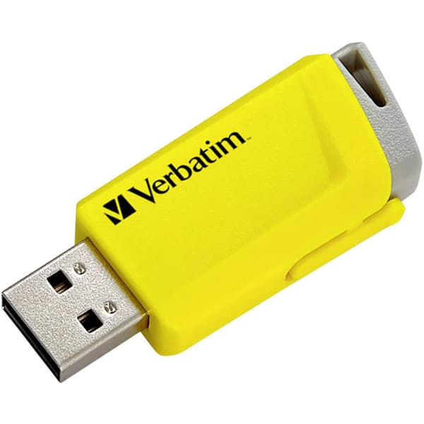 Verbatim V Store N CLICK USB-minne 16 GB Gul, Röd, Blå 49306  USB 3.2 Gen 1