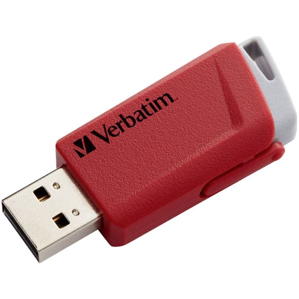 Verbatim V Store N CLICK USB-minne 16 GB Gul, Röd, Blå 49306  USB 3.2 Gen 1