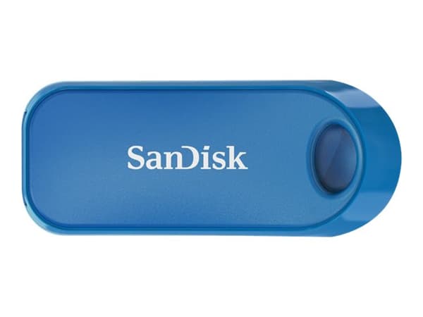 SanDisk Cruzer Snap - USB-muistitikku - 32GB - USB 2.0 Sininen