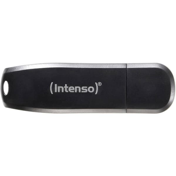 Intenso Speed Line USB-minne 16 GB Svart 3533470 USB 3.2 Gen 1 Svart