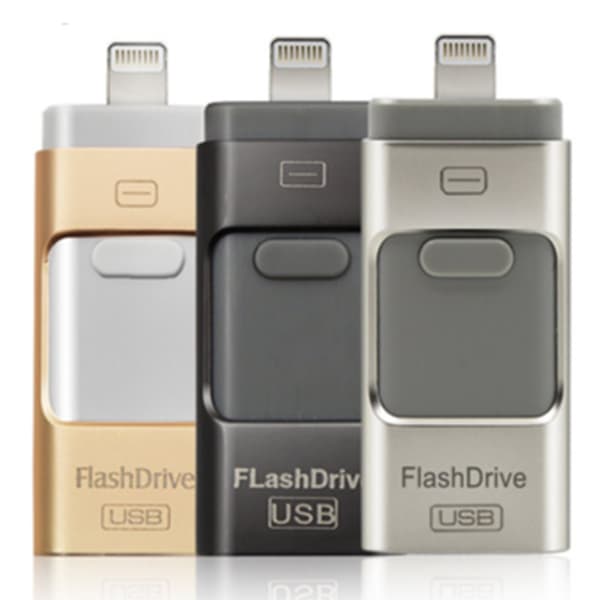 Micro-USB/Lightning Minne - (128GB)