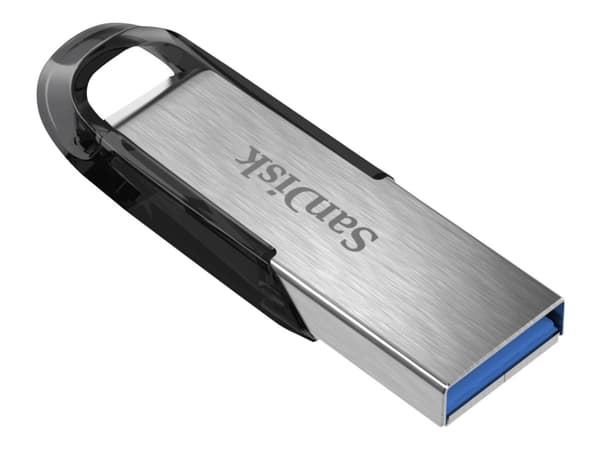 SanDisk Ultra Flair, 32 GB, USB A-tyyppi, 3.0, 150 MB/s, Ilman suojusta, Musta, Ruostumaton teräs musta, Ruostumaton teräs