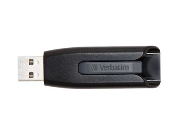 Verbatim V3, 256 GB, USB A-tyyppi, 3.2 Gen 1 (3.1 Gen 1), Liuku, 10 g, Musta