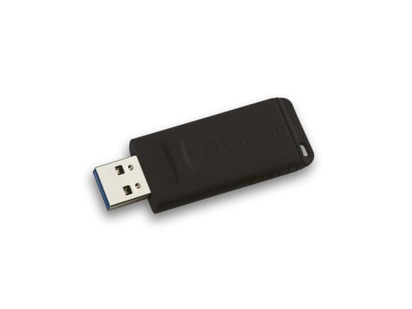 Verbatim Store ''n'' Go, 16 GB, USB A-tyyppi, 2.0, 10 MB/s, Liuku, Musta musta