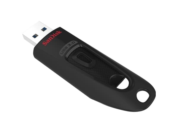 SanDisk Ultra - USB-flashstasjon - 32 GB - USB 3.0 - rød