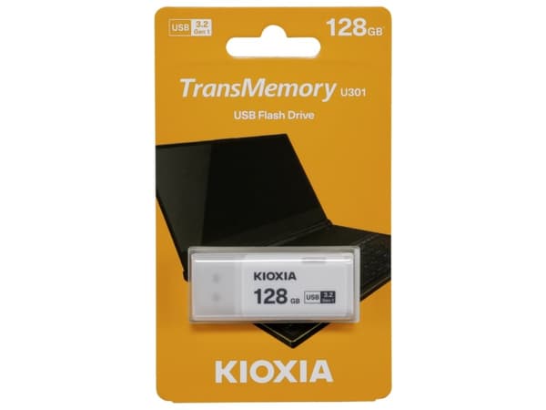 KIOXIA TransMemory U301 - USB flash-enhet - 128 GB - USB 3.2 Gen 1