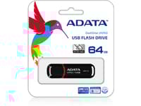 ADATA 64GB DashDrive UV150, 64 GB, USB A-tyyppi, 3.2 Gen 1 (3.1 Gen 1), Suojus, 9 g, Musta