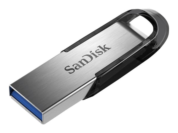 SanDisk Ultra Flair, 512 GB, USB A-tyyppi, 3.2 Gen 1 (3.1 Gen 1), 150 MB/s, Ilman suojusta, Hopea