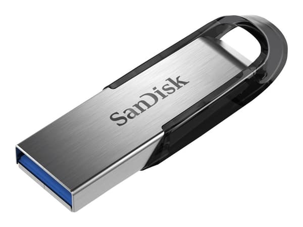 SanDisk Ultra Flair, 512 GB, USB A-tyyppi, 3.2 Gen 1 (3.1 Gen 1), 150 MB/s, Ilman suojusta, Hopea