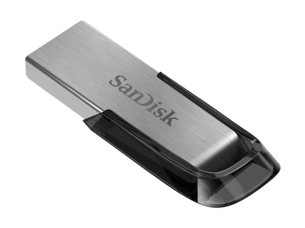 SanDisk Ultra Flair, 512 GB, USB A-tyyppi, 3.2 Gen 1 (3.1 Gen 1), 150 MB/s, Ilman suojusta, Hopea