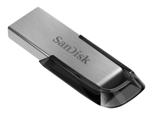 SanDisk Ultra Flair, 512 GB, USB A-tyyppi, 3.2 Gen 1 (3.1 Gen 1), 150 MB/s, Ilman suojusta, Hopea Hopea