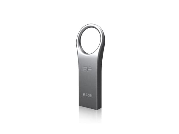 SILICON POWER Firma F80 - USB-flashstasjon - 16 GB - USB 2.0 - sølvgrå