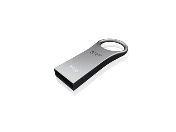 SILICON POWER Firma F80 - USB-flashstasjon - 16 GB - USB 2.0 - sølvgrå