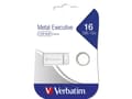 Miniatyrbild 1 av 5: Verbatim Metal Executive - USB flash-enhet - 16 GB - USB - silver
