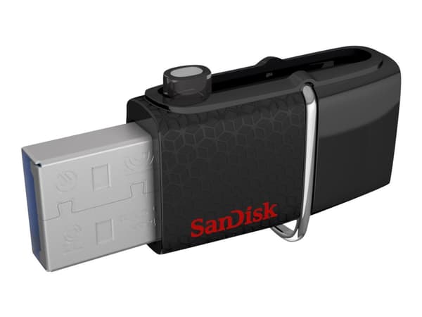 SanDisk Ultra Dual - USB-muistitikku - 32 GB - USB 3.0 / micro USB