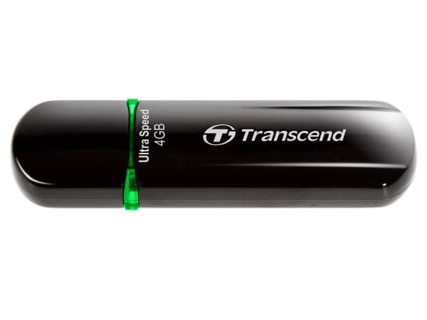 Transcend JetFlash 600 - USB-flashstasjon - 16 GB - USB 2.0 - grønn