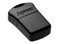 Apacer AH116 32GB, 32 GB, USB A-tyyppi, 2.0, Suojus, 3,7 g, Musta