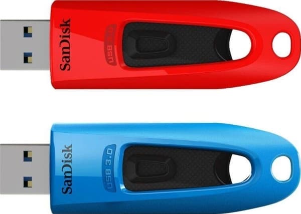 SanDisk Ultra - USB-flashstasjon - 32 GB - USB 3.0 (en pakke 2)