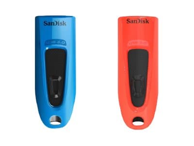 SanDisk Ultra - USB-flashstasjon - 32 GB - USB 3.0 (en pakke 2) Sort